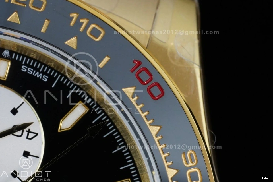 V9 on QF Edition 1:1 Best 126528LN QF4132 Le (Weighted) Mans Daytona YG Bracelet 0421